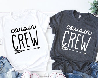 Cousin Crew T-Shirt, Cousin Squad Shirts, Cousin Team Tee, Family Reunion Shirt, Matching Cousin Tee, Cousin Shirt, Family Gifts