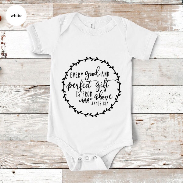 Religious Baby Clothes, Inspirational Toddler Tee, Religious Baby Gifts, Christian Baby Shirt, Cute Baby Shower Gift, Pregnancy Announcement