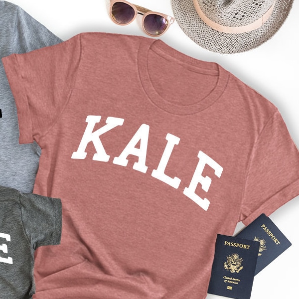 Kale Shirt, Vegan Shirt, Vegan Clothing, Vegan T Shirt, Vegan Gift, Kale Tshirt,Team Vegetarian  Shirt, Vegan T-Shirt,Vegetarian Shirt