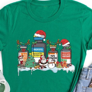 Pharmacy Tech Shirt,Christmas Pharmacy shirt, Christmas Nurse Tee, Pharmacy Gift Tshirt, Pharmacist Tee, Christmas Nurse Gift , ER Tee,