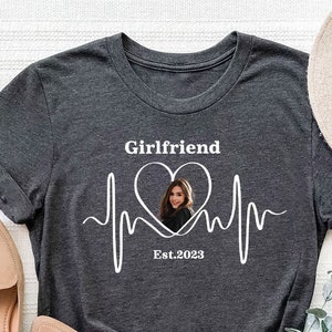 Personalized Photo Valentines Shirt, Girlfriend Shirt, Custom Photo Shirt, Gifts for Boyfriends, Gifts for Husband, Valentines Day T Shirts