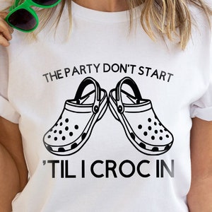 Slipper party t-shirt, slipper lover shirt, funny slipper tee, shirt gift, the party don't start party, funny graphic tee,