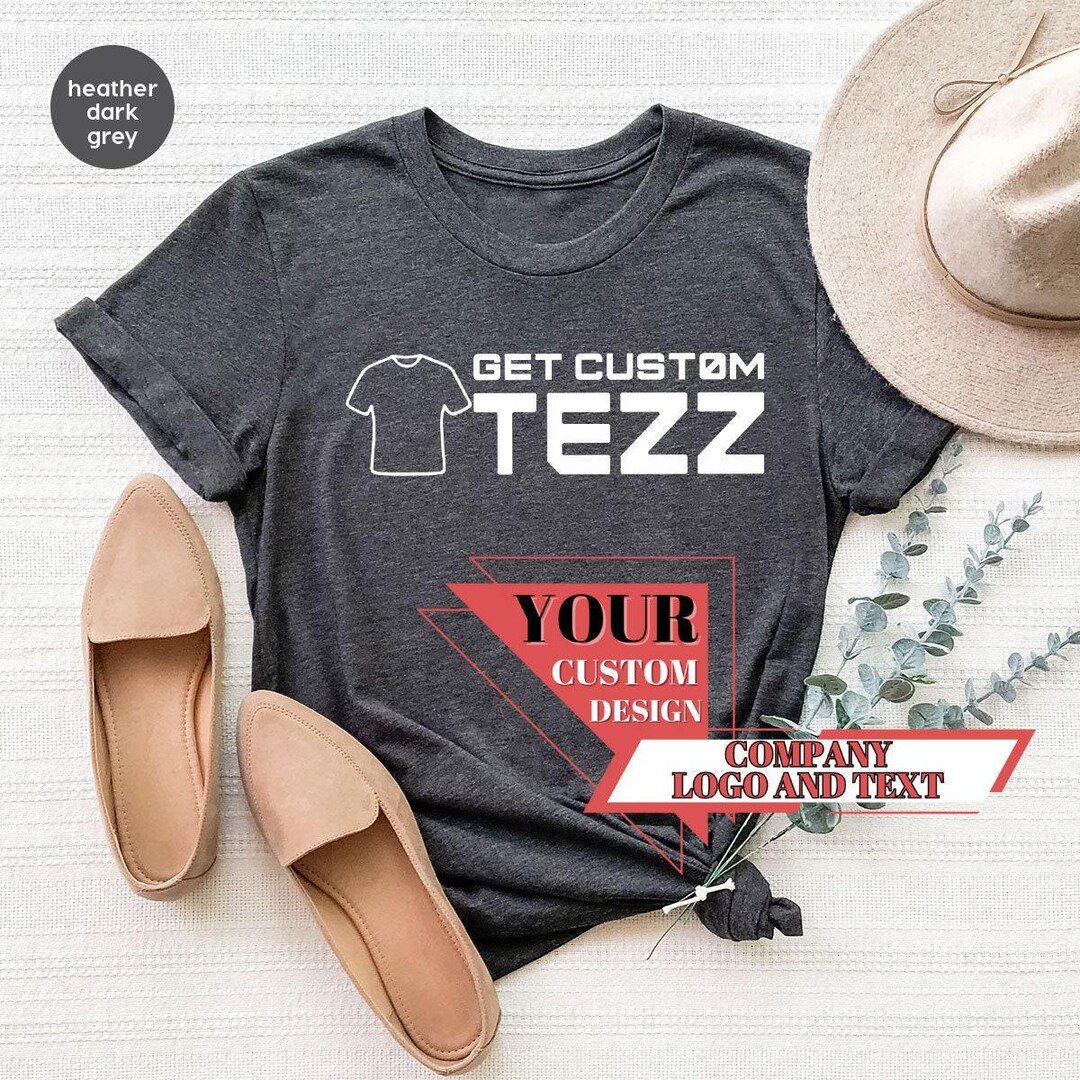 Custom Shirt, Custom Text Shirt, Custom Logo T-shirt, Personalized T ...