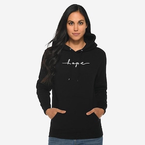 Motivational Hope Hoodie, Breast Cancer Sweatshirt, Mental Health Long Sleeve Shirts, Christian Apparel for Women, Inspirational Sweatshirts