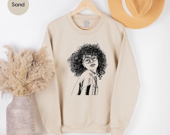 Custom Portrait from Photo Long Sleeve Shirt, Personalized Photo Hoodies and Sweaters, Personalized Gifts, Portrait from Photo Sweatshirt