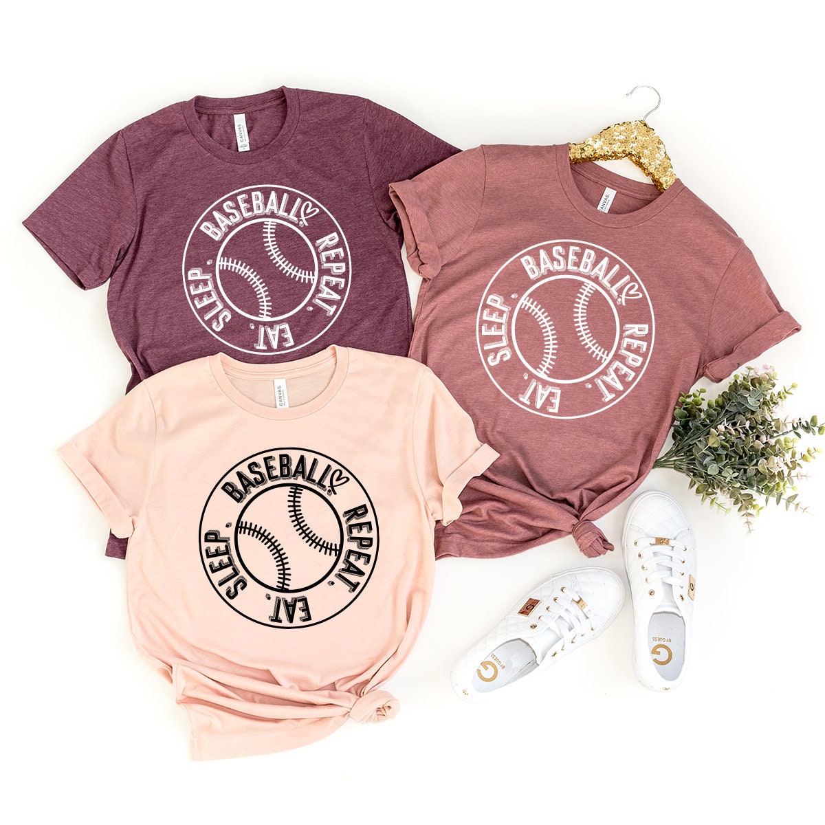 Discover Eat Sleep Baseball Shirt, Baseball T-shirt, Baseball Player Dad Tshirt, Baseball Lover Gift, Gift For Baseball Fans, Baseball Coach T-shirt
