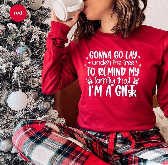 Joyeux Noel Chemise De Nuit Noel Fille Sweat-shirt De Noël