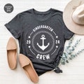Cool Captain Shirt, Customized Name Tshirt, Custom Sailing Clothing, Personalized Gifts, Boating T-Shirt, Funny Shirts for Men, Gift for Him