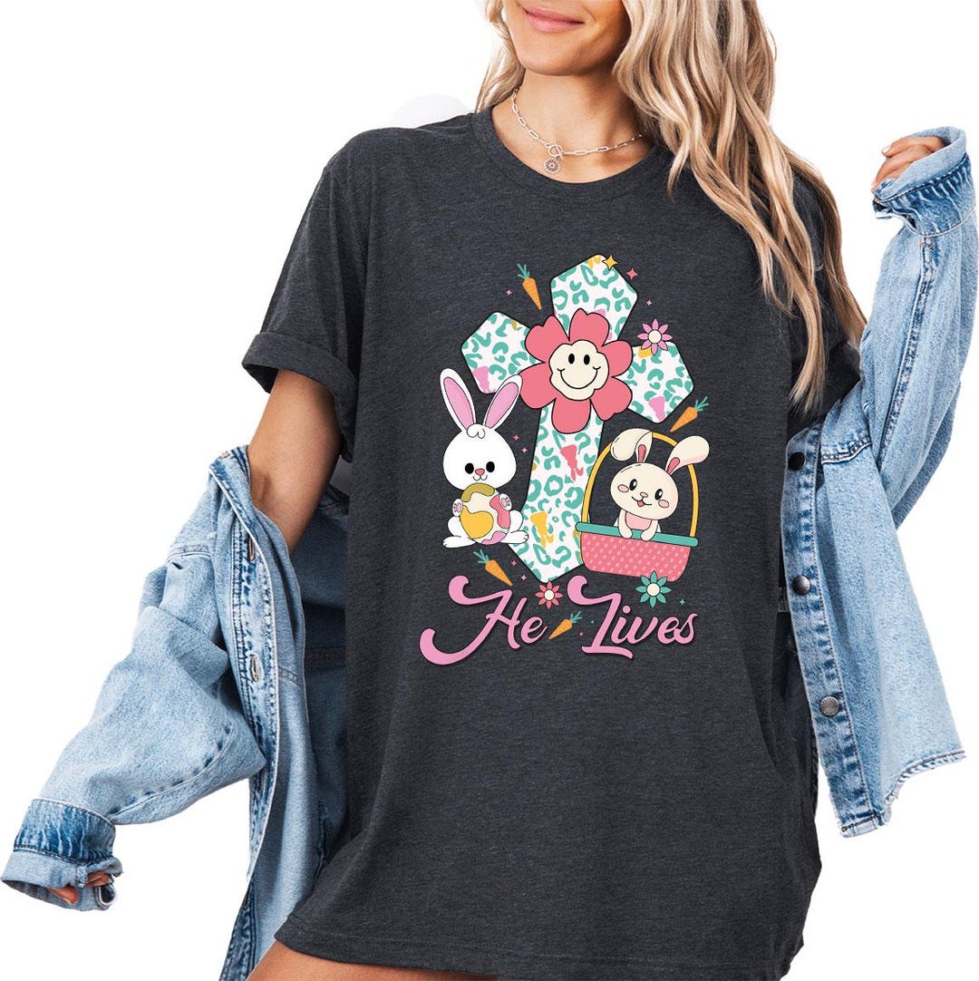 Easter Shirt, Jesus Easter Shirt, Happy Easter Shirt, Womens Easter ...