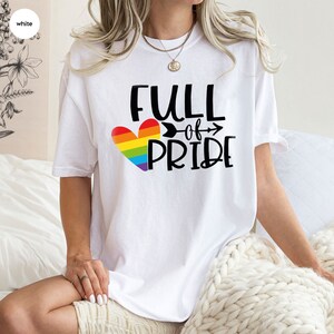 Pride Shirt, LGBTQ T-shirts, Pride Gift, Pride Crewneck Shirts, Full Pride Graphic Tees, LGBT T-shirts, Gifts for Pride, Pride Clothing