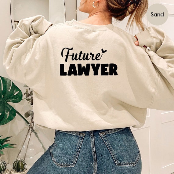 Law Student Sweatshirt, Groovy Lawyer Hoodie, Cute Law Student Gifts for Her, Law School Graduation, Long Sleeve Shirts, Gifts for Lawyer