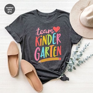 Team Kindergarten Crew, Teacher Shirt, Kinder Squad, Kindergarten Tribe, School Teacher, Teaching Shirt, Teacher Team, Unisex Graphic Tee