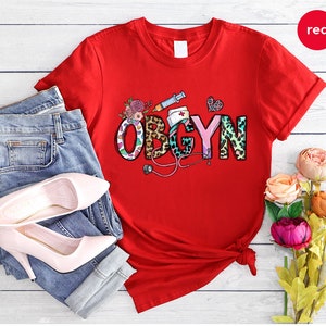 Cute Obgyn T Shirt, Obgyn Gifts, Doctor Tshirt, Gynecologist Vneck ...