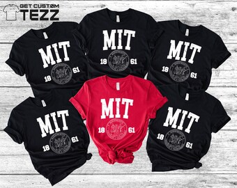 MIT Shirt Institute of Technology University, MIT Shirt, University T-shirt,Massachusetts Shirt, MIT Tshirt, Massachusetts Institute Shirt