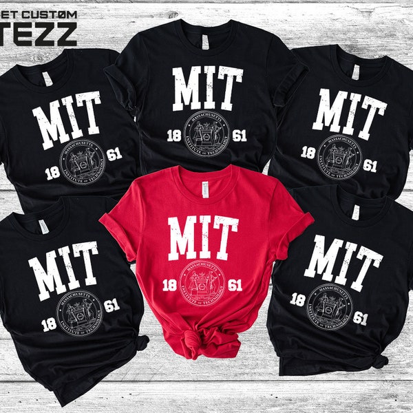 MIT Shirt Institute of Technology University, MIT Shirt, University T-shirt,Massachusetts Shirt, MIT Tshirt, Massachusetts Institute Shirt