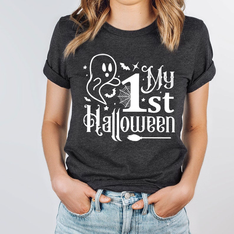 First Halloween Shirts, 1st Halloween Tshirts, Cute Ghost Shirts