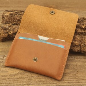 Gepersonaliseerde leren portemonnees, kaartopslag, cadeau voor moeder, vader, verjaardagscadeau, leren portemonnee