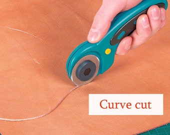 45mm Rotary Cutter, Leather, Paper Round Cutters with Safety Lock