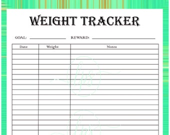 Weight Tracker, Weight Log, Weight Loss, Fitness Tracker, Weight Tracking, Weight Loss Record, Weight Loss, Weight Chart, Weight Progress