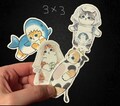Hand Made Sticker, waterproof Sticker, Water bottler Sticker, Laptop Sticker, Planner sticker,best seller, cat , cats sticker,cats lovers