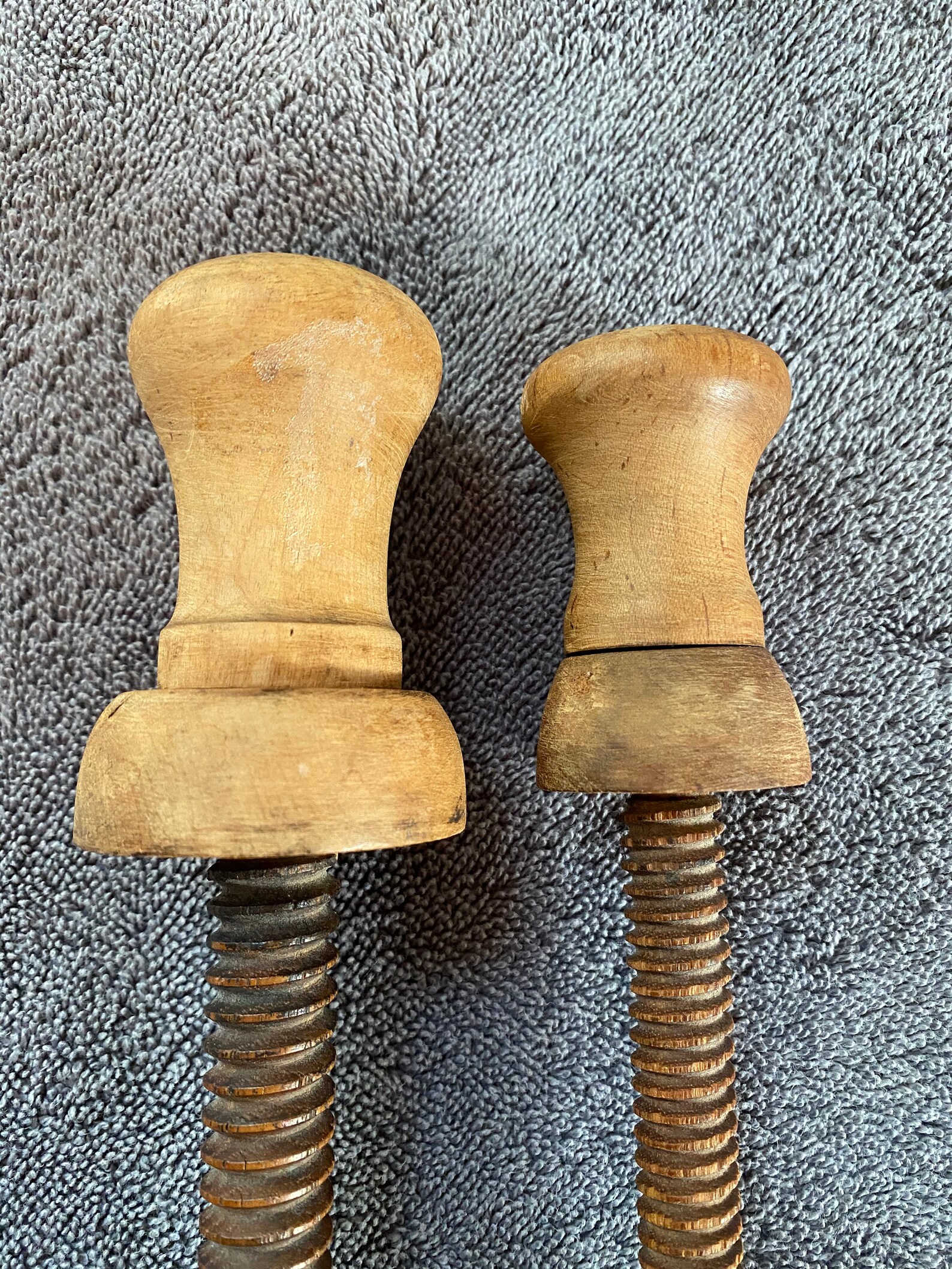 Antique Luthier Wooden Spool Clamps Stringed Instrument Etsy