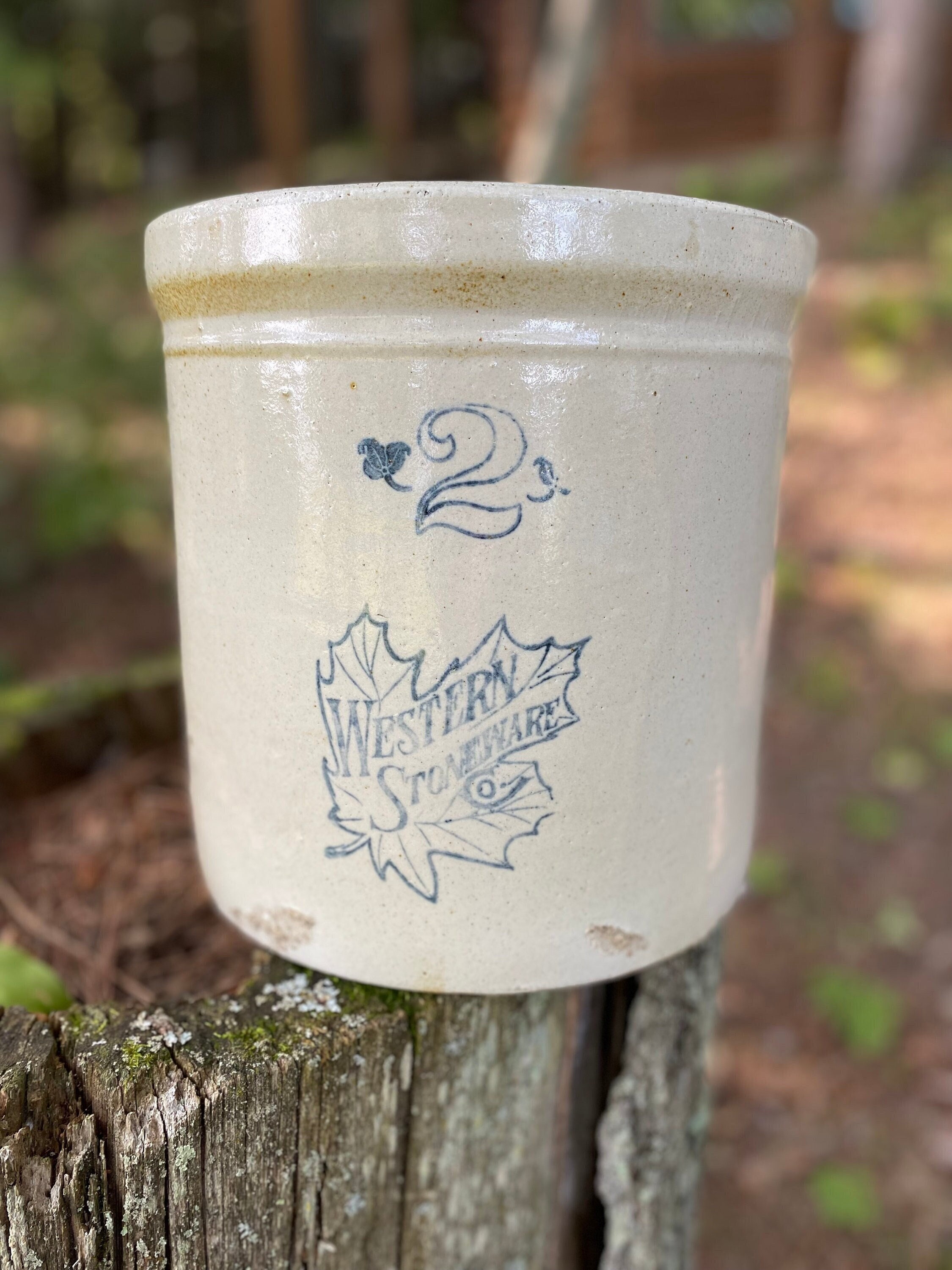 Western Stoneware 2 Gallon Crock For Pickling and Fermenting Etsy