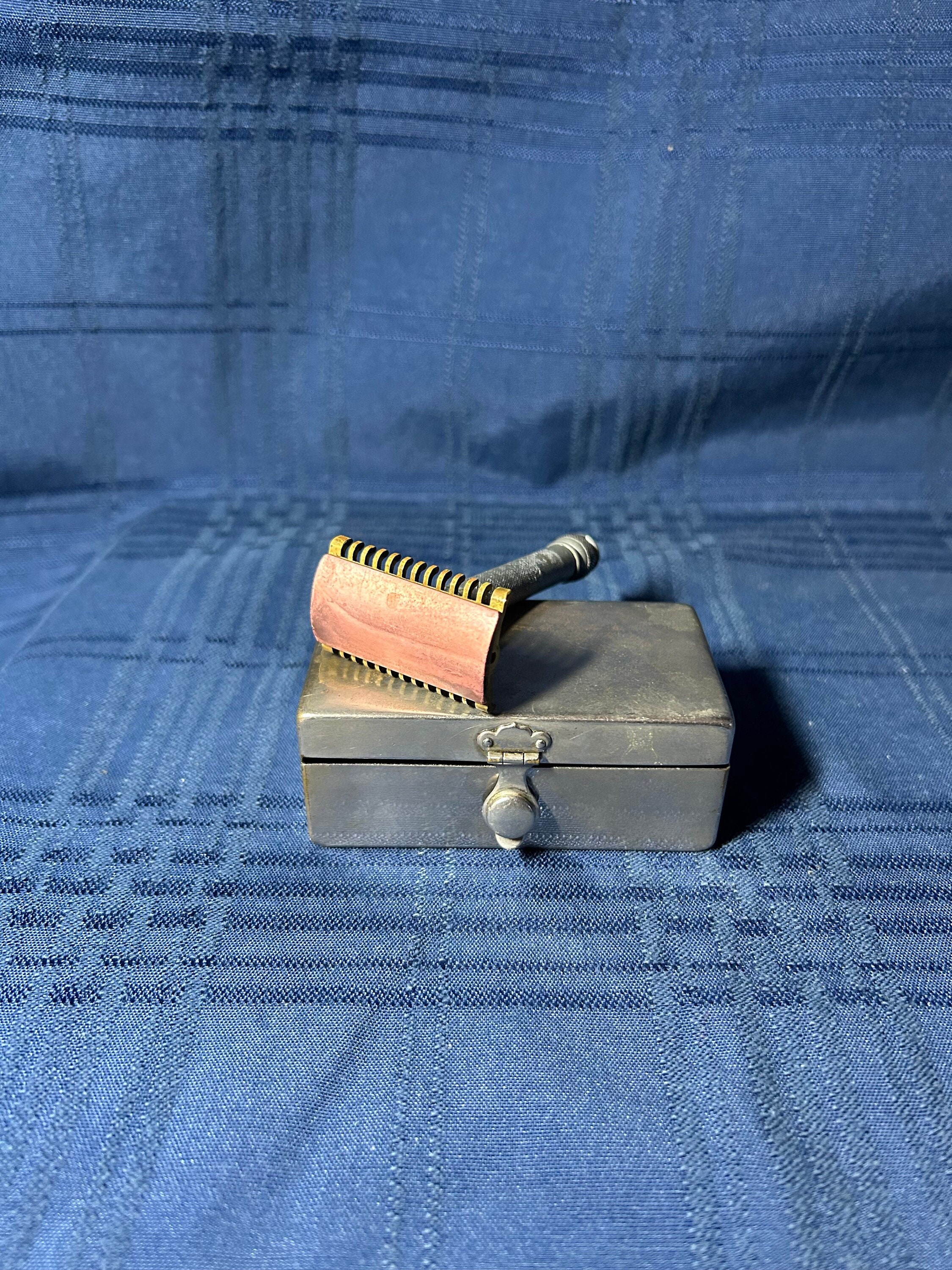 Vintage Gillette Razor Case Set - Etsy