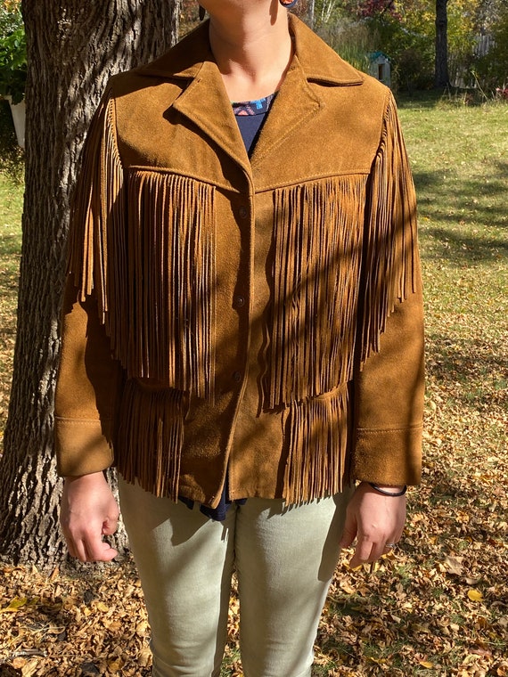 Schott western fringe jacket cheap