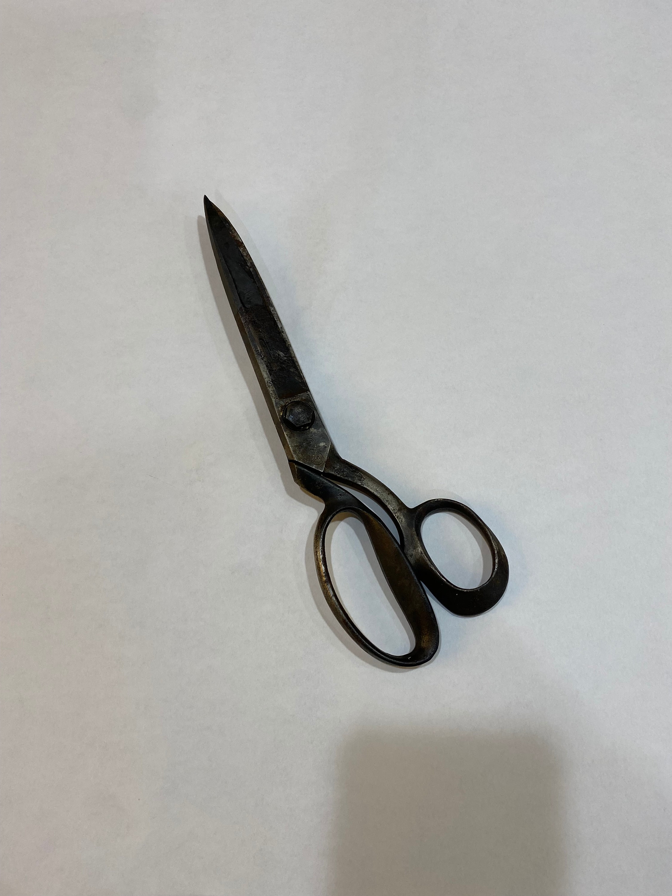 Vintage // HEINISCH Large Steel Sewing Scissors, Heavy Duty Tailor