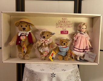 ［限定品】1985年 テディベア\u0026ドール シュタイフ×goldilocks