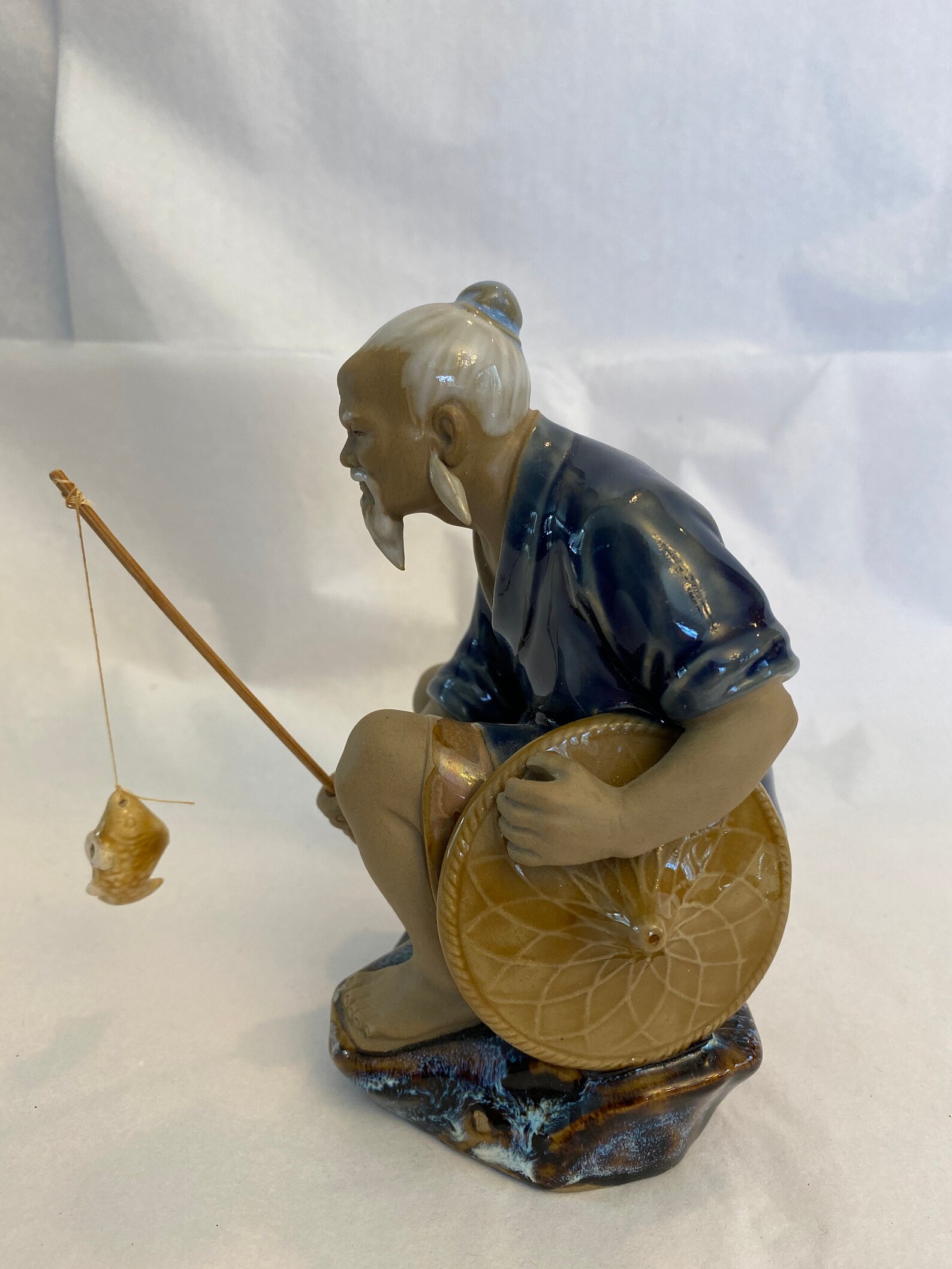 Vintage Chinese Mudman ShiWan Artistic Ceramic Figurines Etsy