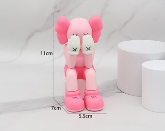KAWSTOY KAWSクン/KAWS PUSHED COMPANION Kaws Companion Collectible Toy Figure Creative Interior Decoration