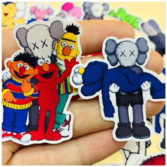 Kaws Stickers for Sale  Brand stickers, Easy canvas painting