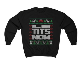 fun wear sweaters let it snow