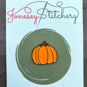 Pumpkin Enamel Needleminder