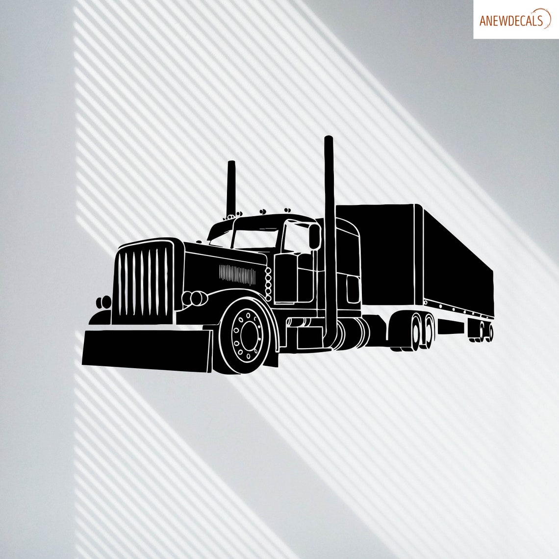 Wall Vinyl Decal Truck Semi Truck Automobile Monster Car Etsy