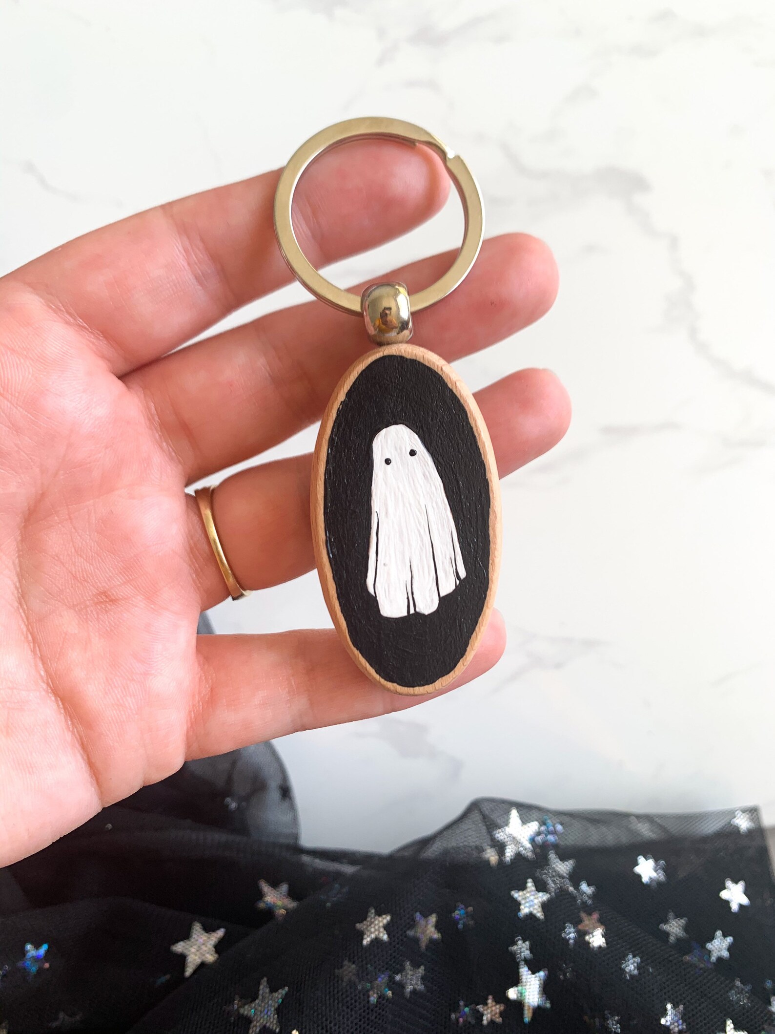ghost key chain