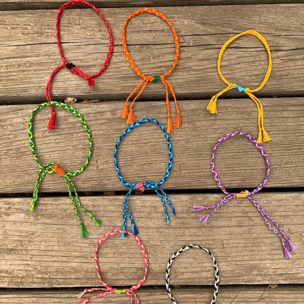 Colorful Handmade Braided Bracelets