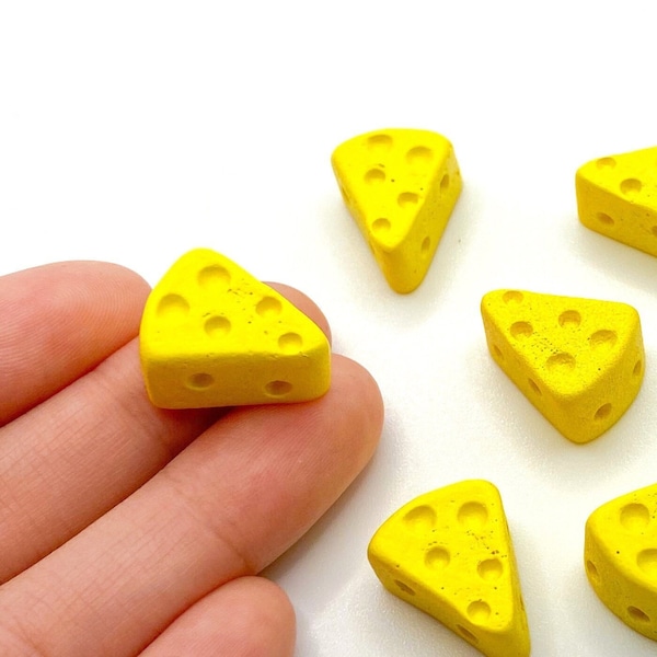 Cheese 3D Decoden Cabochon Charms, Resin Cheese Charm for Slime, Phone Cases, Fake Food Add Ins, DIY Slime Supplies, DIY Phone Decor