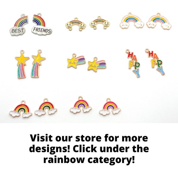 Rainbow charms sale bulk