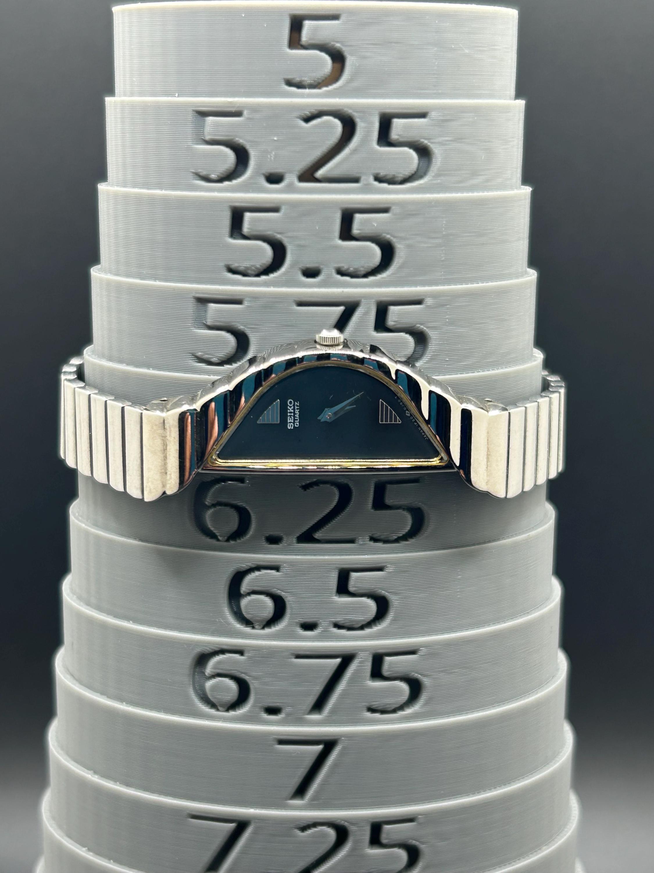 Vintage Rare Seiko Asymmetric Half Moon 1F20-5D59 Black Dial