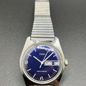 Working Vintage TIMEX LADIES WATCH 19mm Mesh Band \