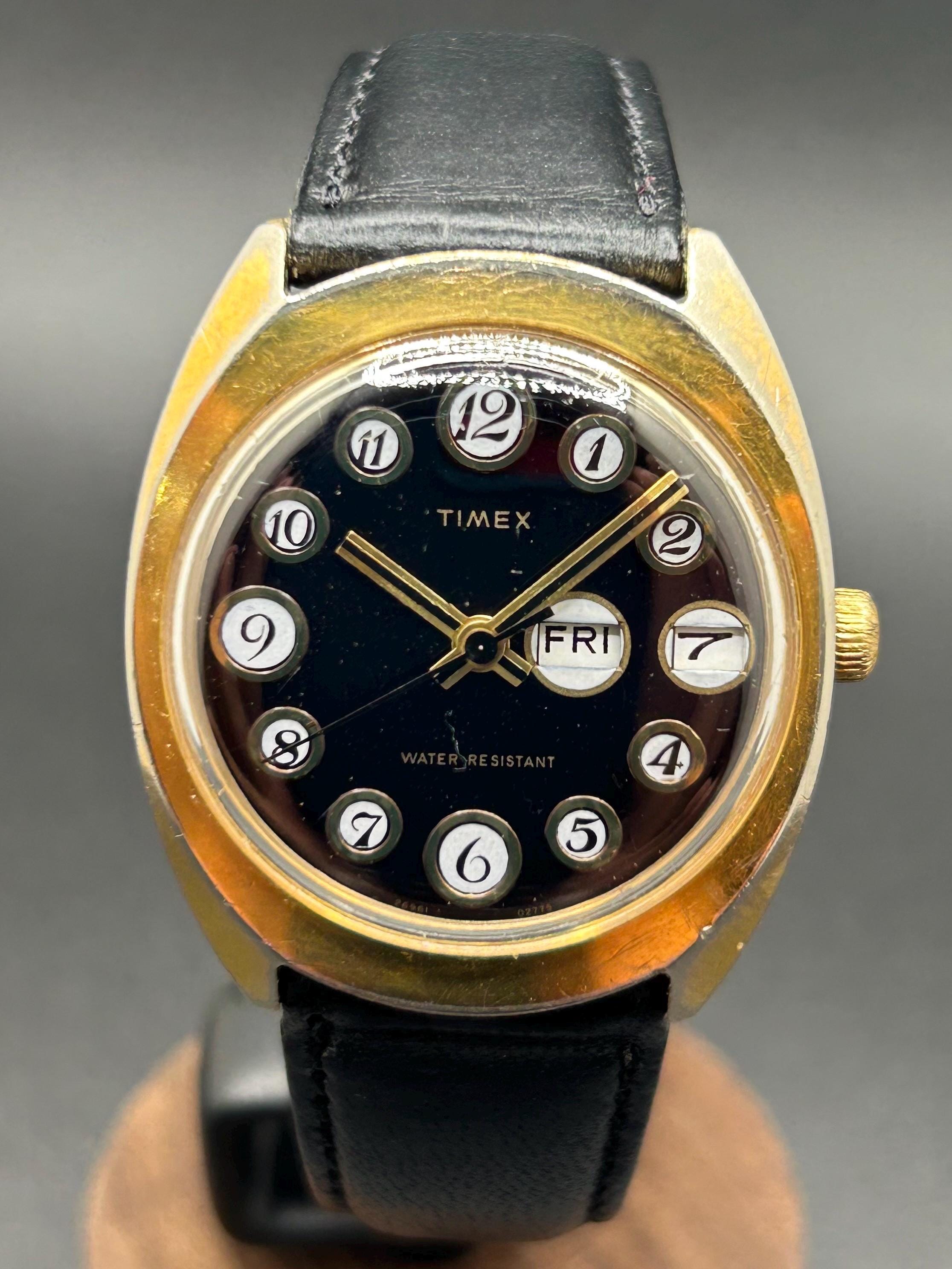 Vintage Gold Mens Timex Watch - Etsy display picture 1