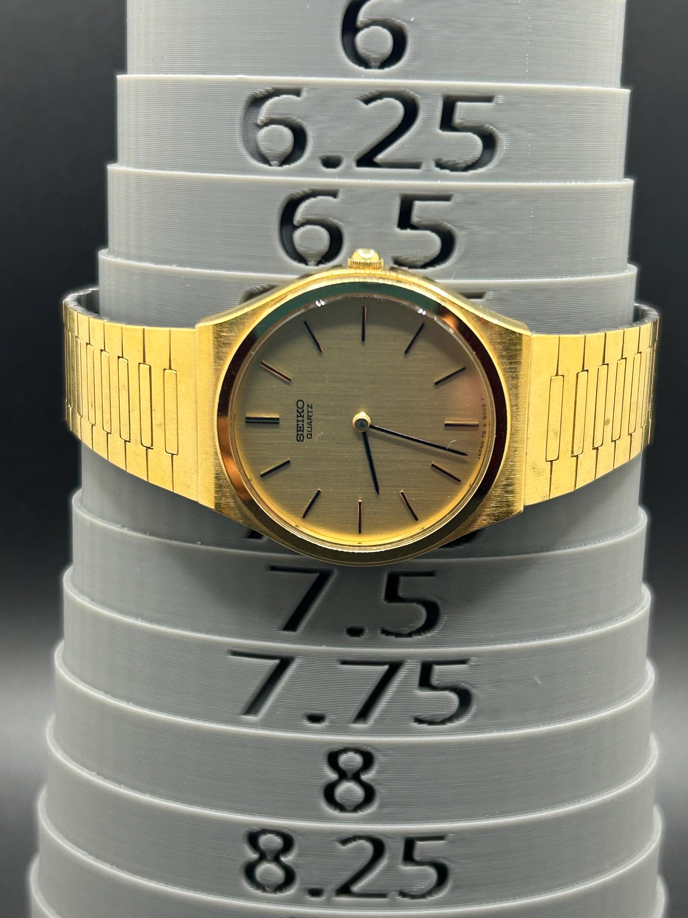 Vintage Seiko Quartz 7800-6009 Gold Tone Men's Watch, Minimalist