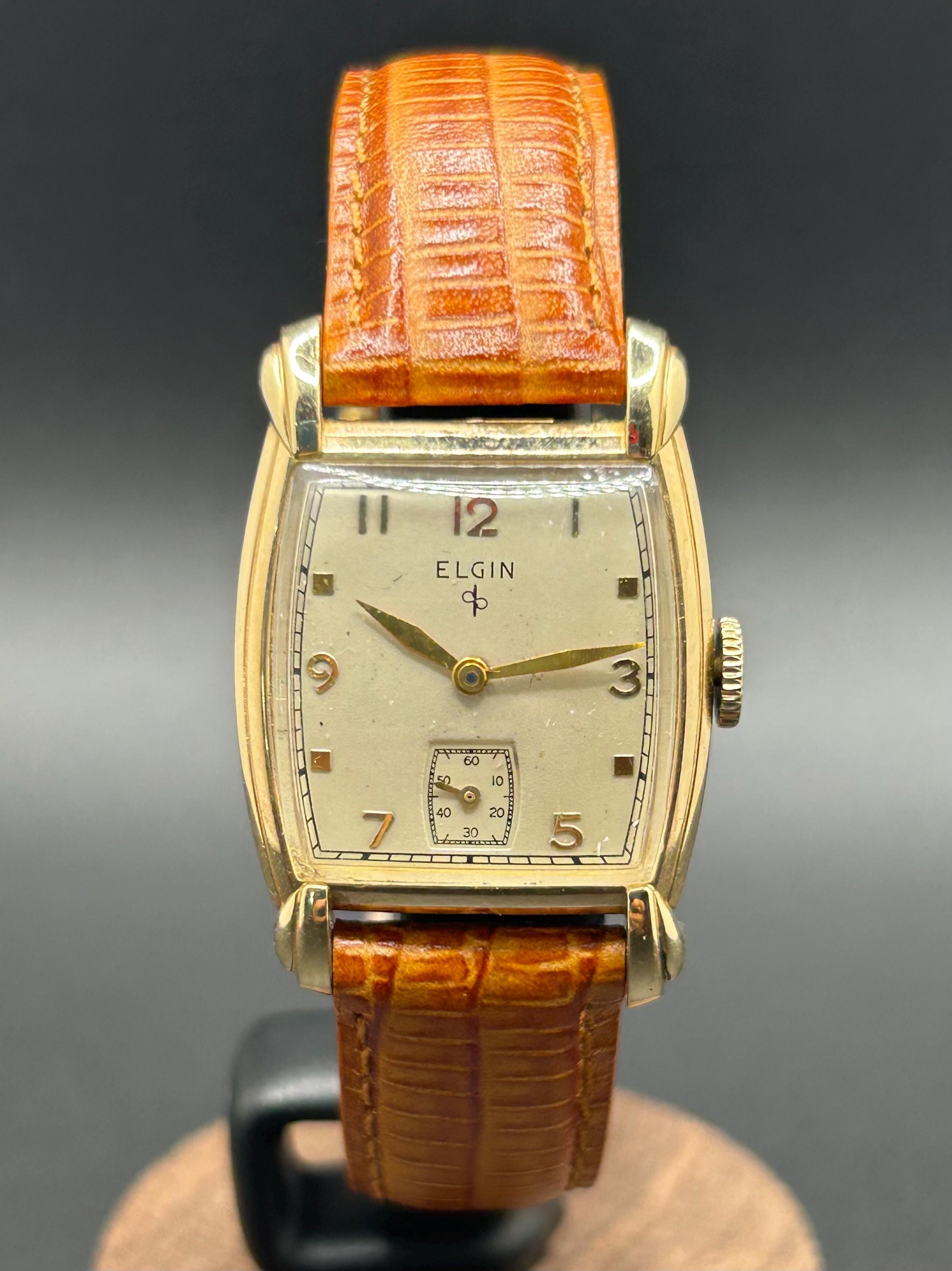 Elgin Tank Watch - Etsy