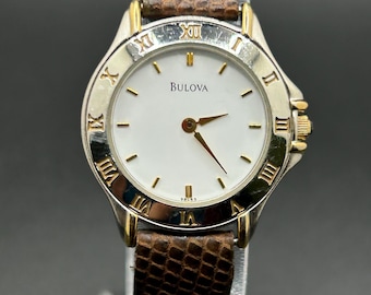 Vintage Bulova Unisex Octagon Gold Tone Quartz Watch With  display picture 2