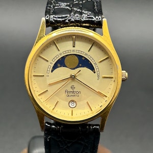 Gold Armitron Watch - Etsy