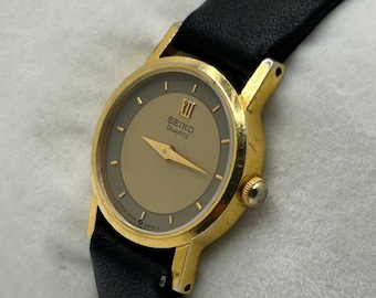 Vintage Seiko Dainty Gold Tone Women’s Quartz Watch 2P20-0A10