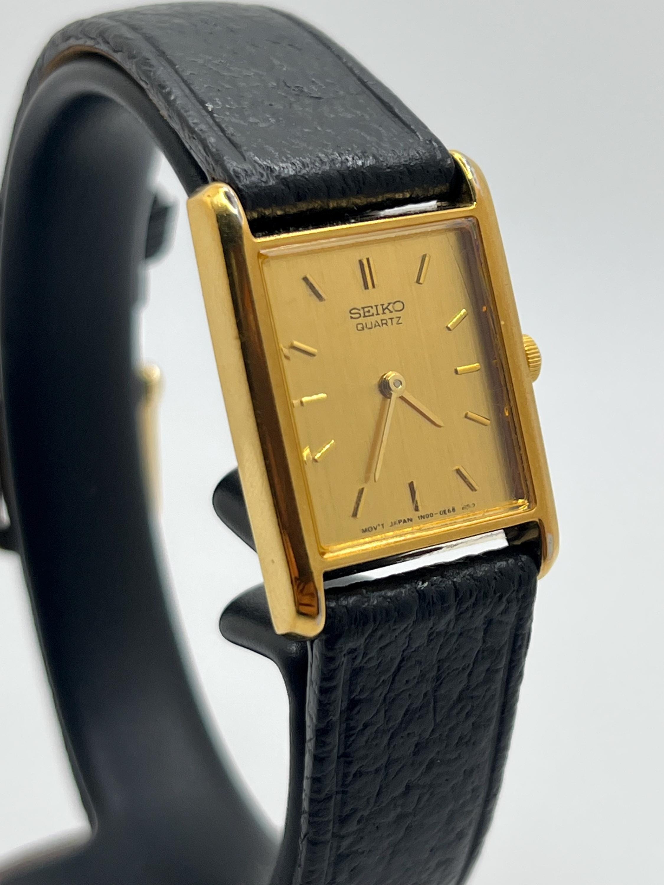 Vintage Seiko Tank 希少 レディース腕時計 14k Gold Filled Lady Seiko Watch from the 1960s | Vintage