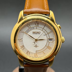 Seiko Kinetic 5m42 - Etsy